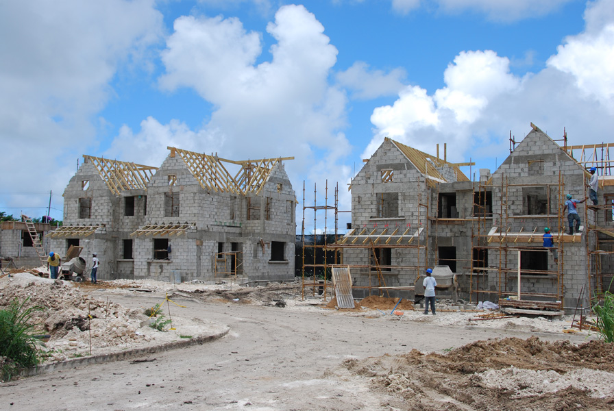 South View townhouses construction - July 2011