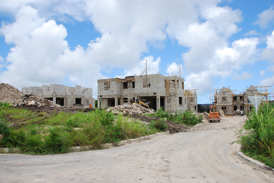 South View townhouses construction - July 2011a